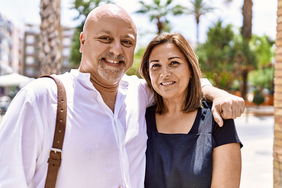 Latinx couple